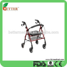 Guangdong Aluminium Roller Walker mit 4 Rädern